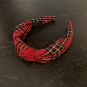 NWOT! J. Crew Knotted Tartan Headband